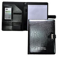 Deluxe Executive Portfolio with Tab Closure (Black)